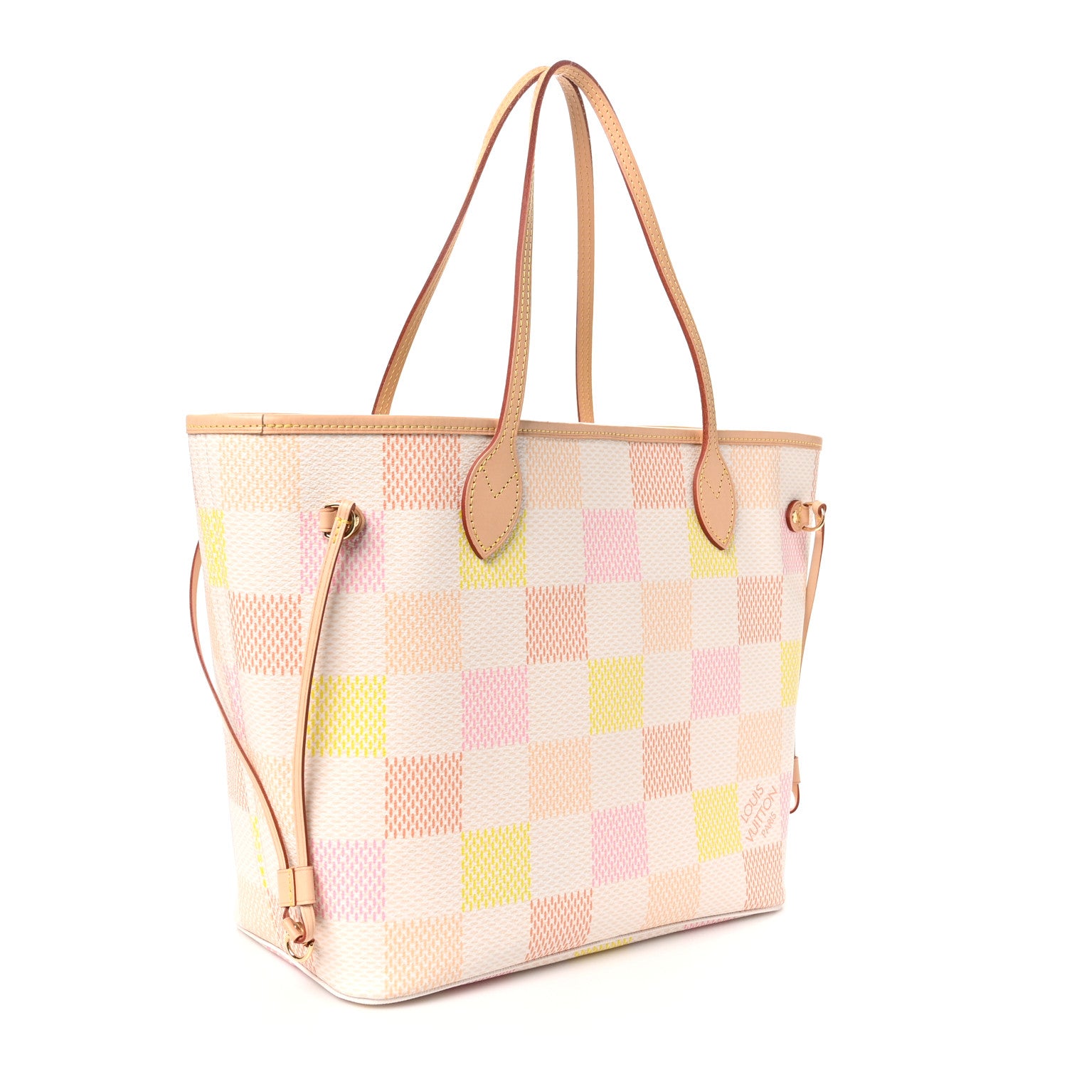 Louis Vuitton Damier Giant Neverfull MM Peach 4 of 11