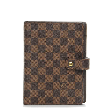 Louis Vuitton Damier Ebene Medium Ring Agenda Cover 1 of 8