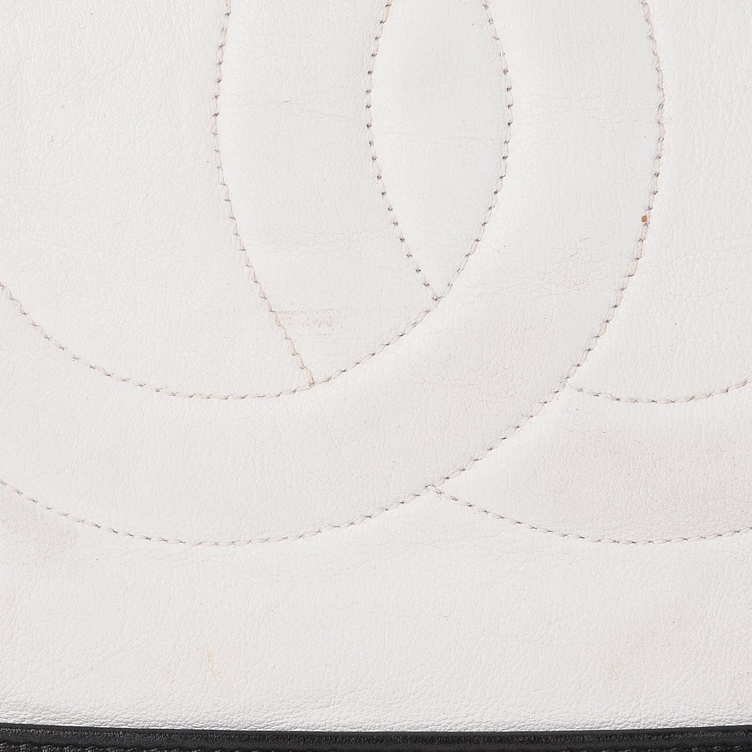 Chanel Lambskin CC Tote Black White 20 of 20