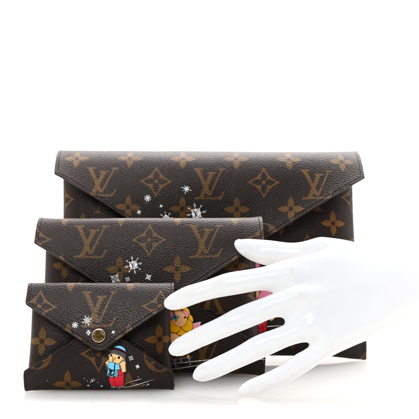 Monogram 2023 Christmas Animation Kirigami Pochette Set