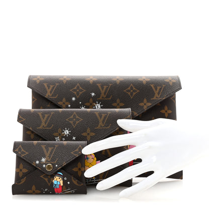 Louis Vuitton Monogram 2023 Christmas Animation Kirigami Pochette Set 2 of 7
