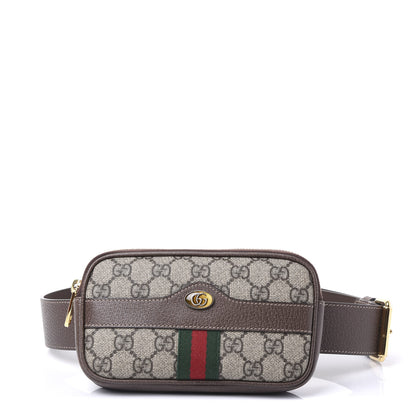 Gucci GG Supreme Monogram Ophidia Belted iPhone Case 80 32 Dark Brown 1 of 9
