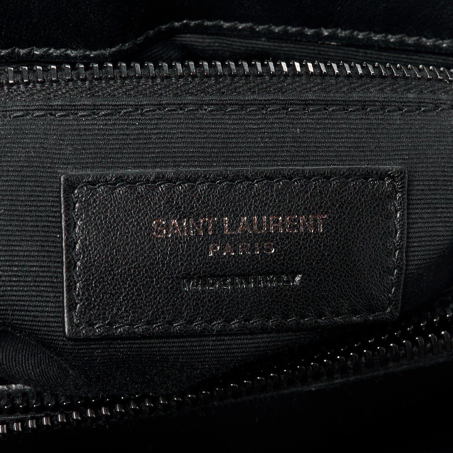 Saint Laurent Calfskin Y Quilted Monogram Monochrome Medium Loulou Chain Satchel Black 7 of 13