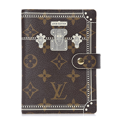 Louis Vuitton Monogram Trunk Small Ring Agenda Cover White 1 of 8