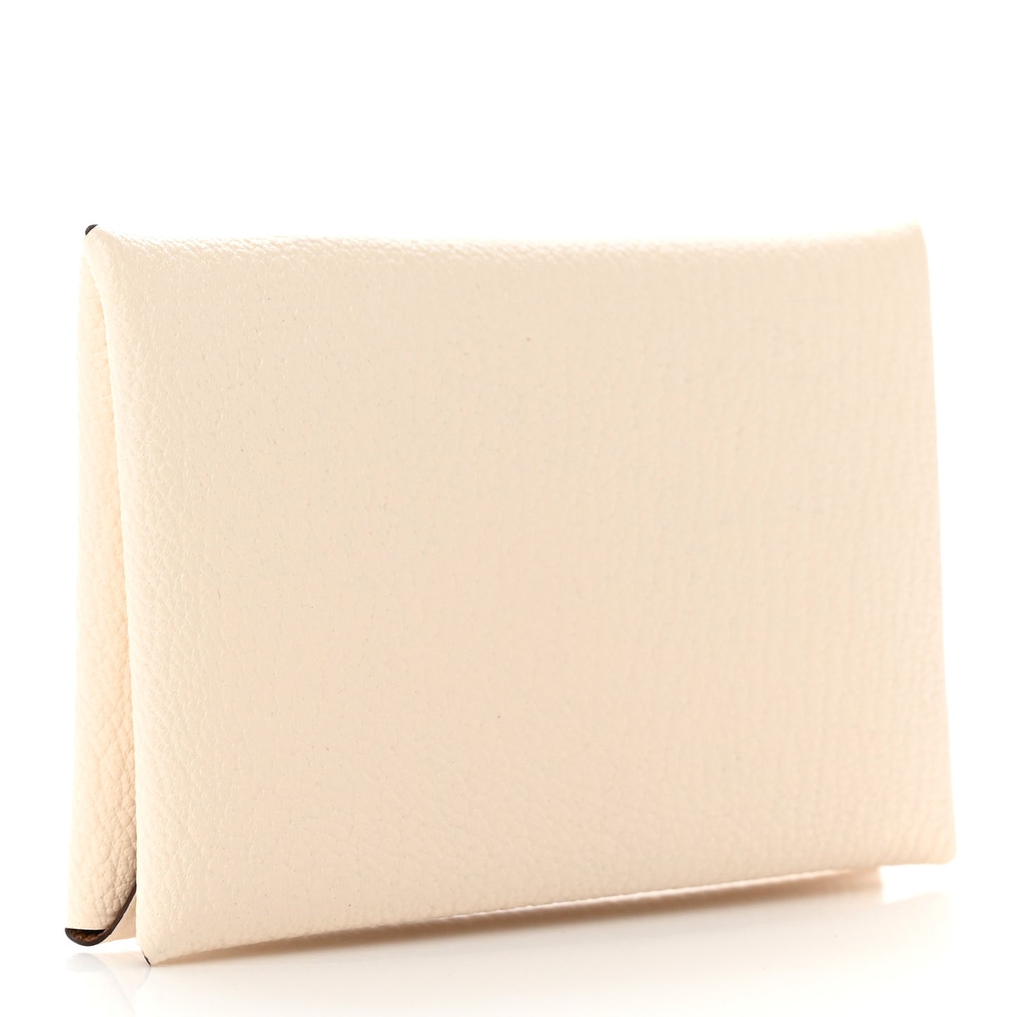 Chevre Mysore Verso Calvi Card Case Nata Biscuit