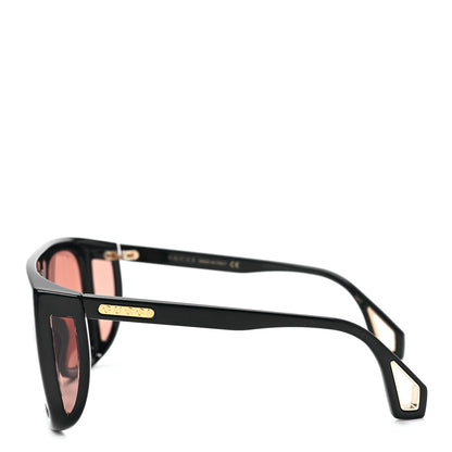 Gucci Acetate Shield Sunglasses GG0467S Black 3 of 7