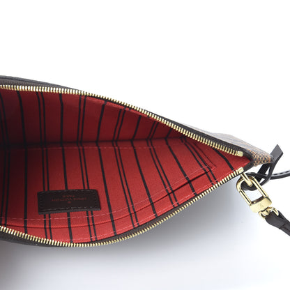 Louis Vuitton Damier Ebene Neverfull MM GM Pochette 4 of 8