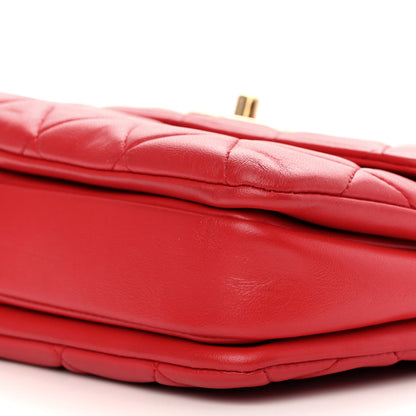 Chanel Lambskin Quilted Small Trendy CC Flap Dual Handle Bag Red 10 of 16