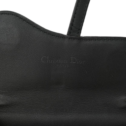 Christian Dior Ultra Matte Calfskin Nano Saddle Chain Pouch Black 6 of 11