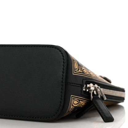Gucci X SEGA Calfskin GUCCY Stars Mini Dome Shoulder Bag Black Gold 9 of 9