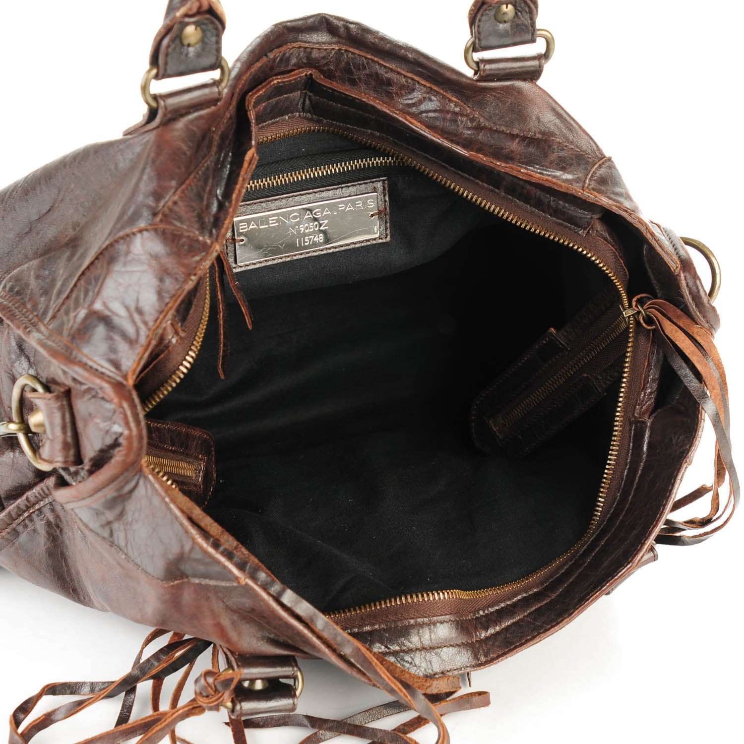 Balenciaga Chevre Classic Hardware City Chocolate 5 of 7