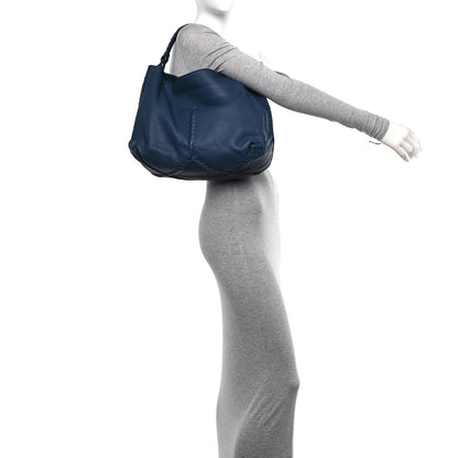 Bottega Veneta Washed Cervo Deerskin Large Hobo Denim 2 of 12