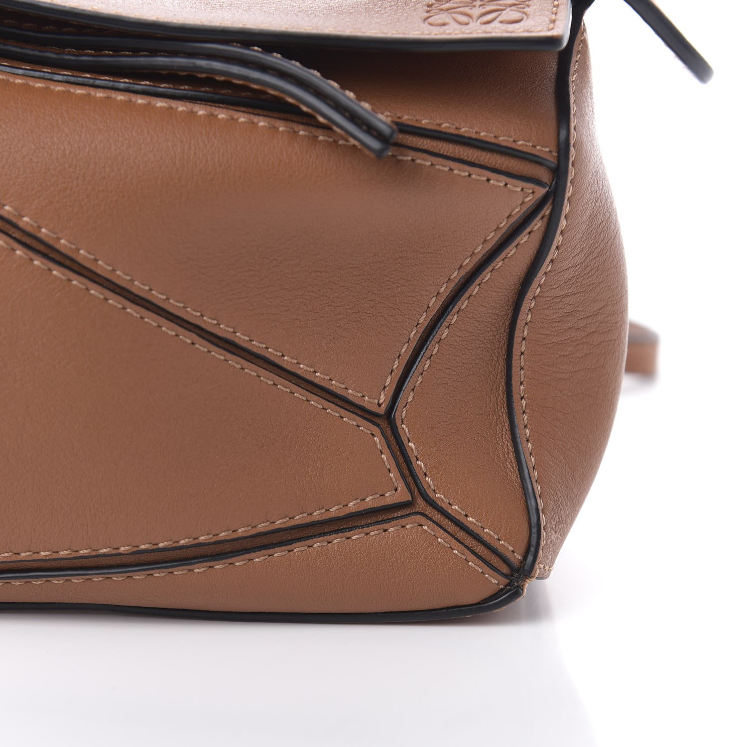 Loewe Calfskin Mini Puzzle Bag Tan 10 of 10