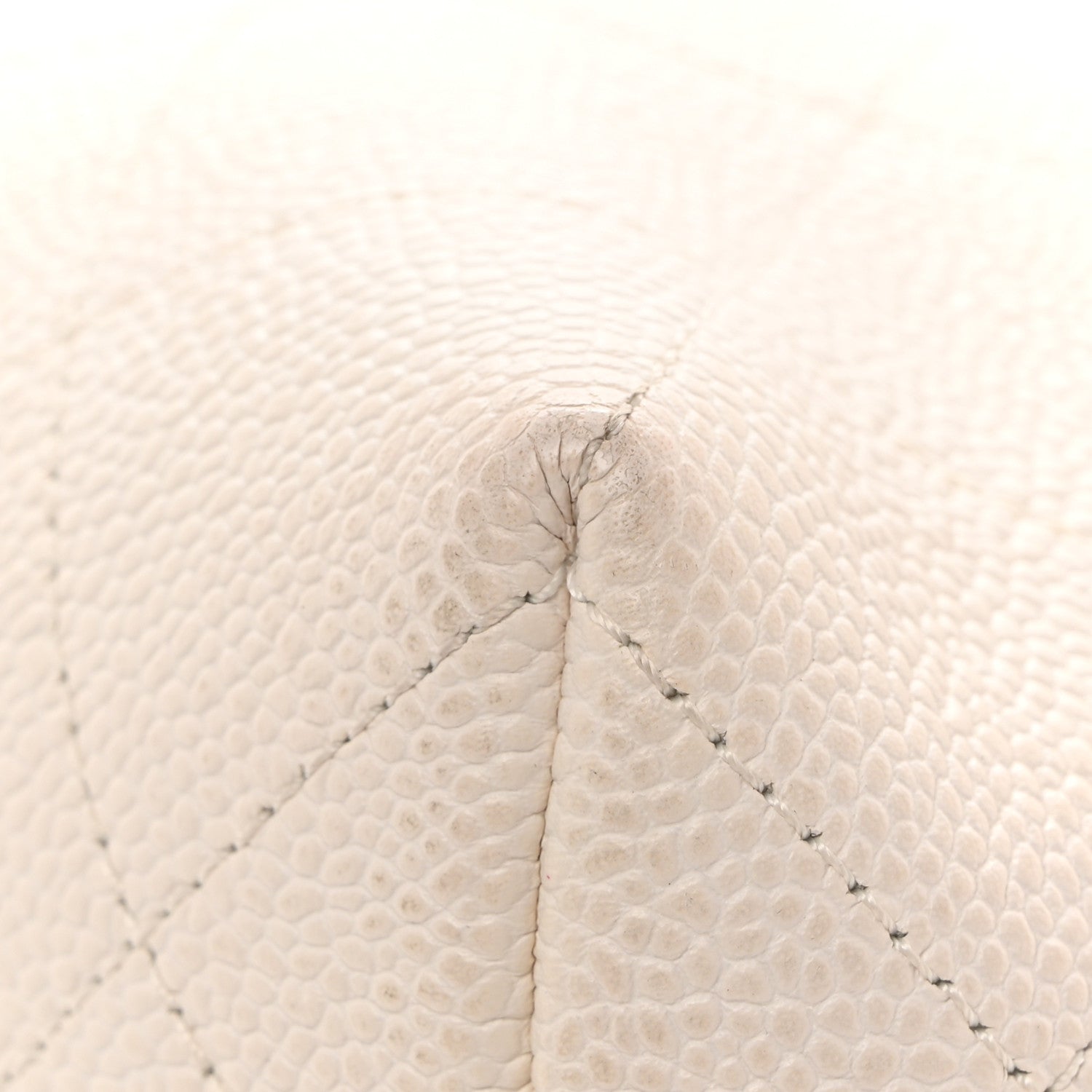 Chanel Caviar Quilted City Walk Hobo White 13 of 14