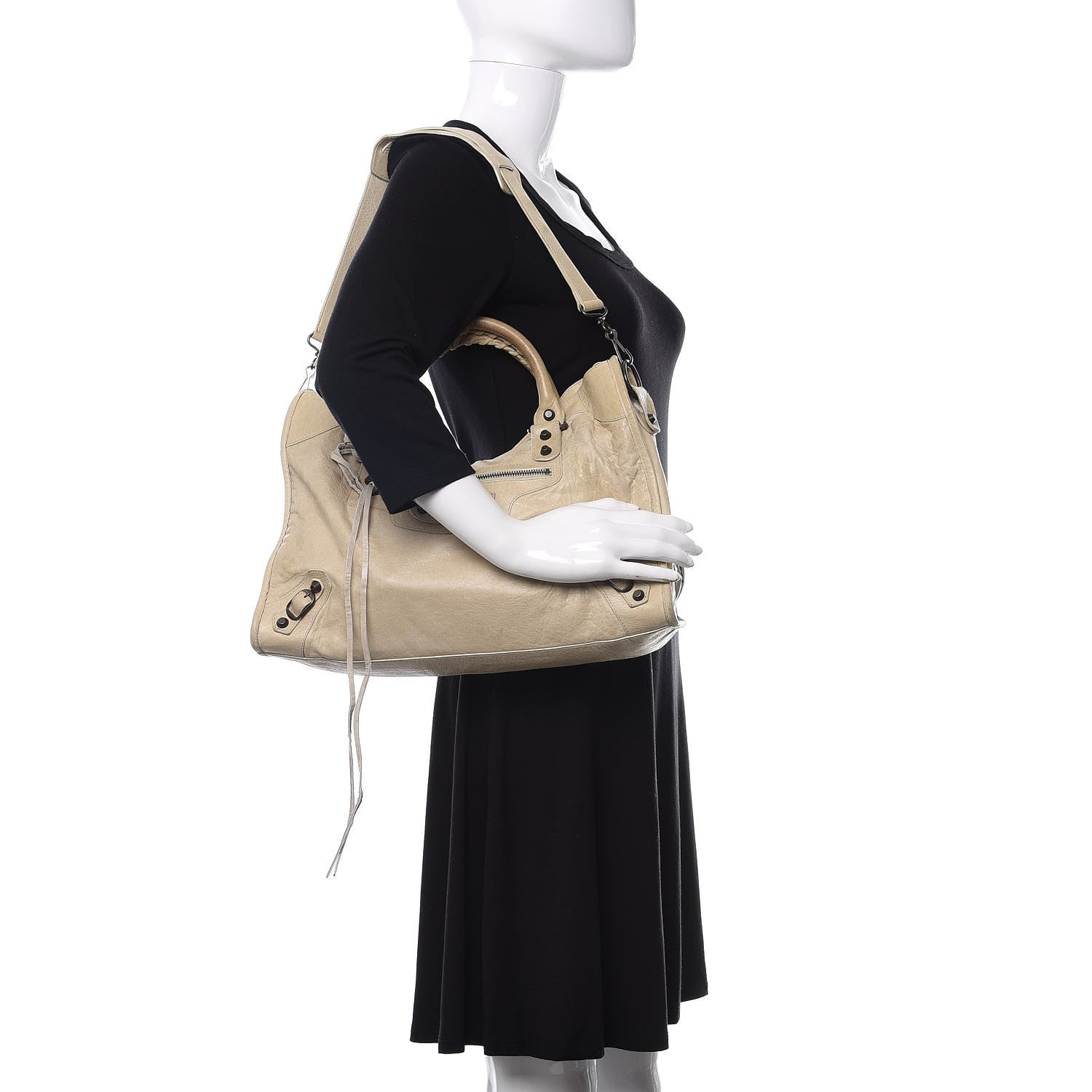 Balenciaga Chevre Classic Hardware City Natural 2 of 17