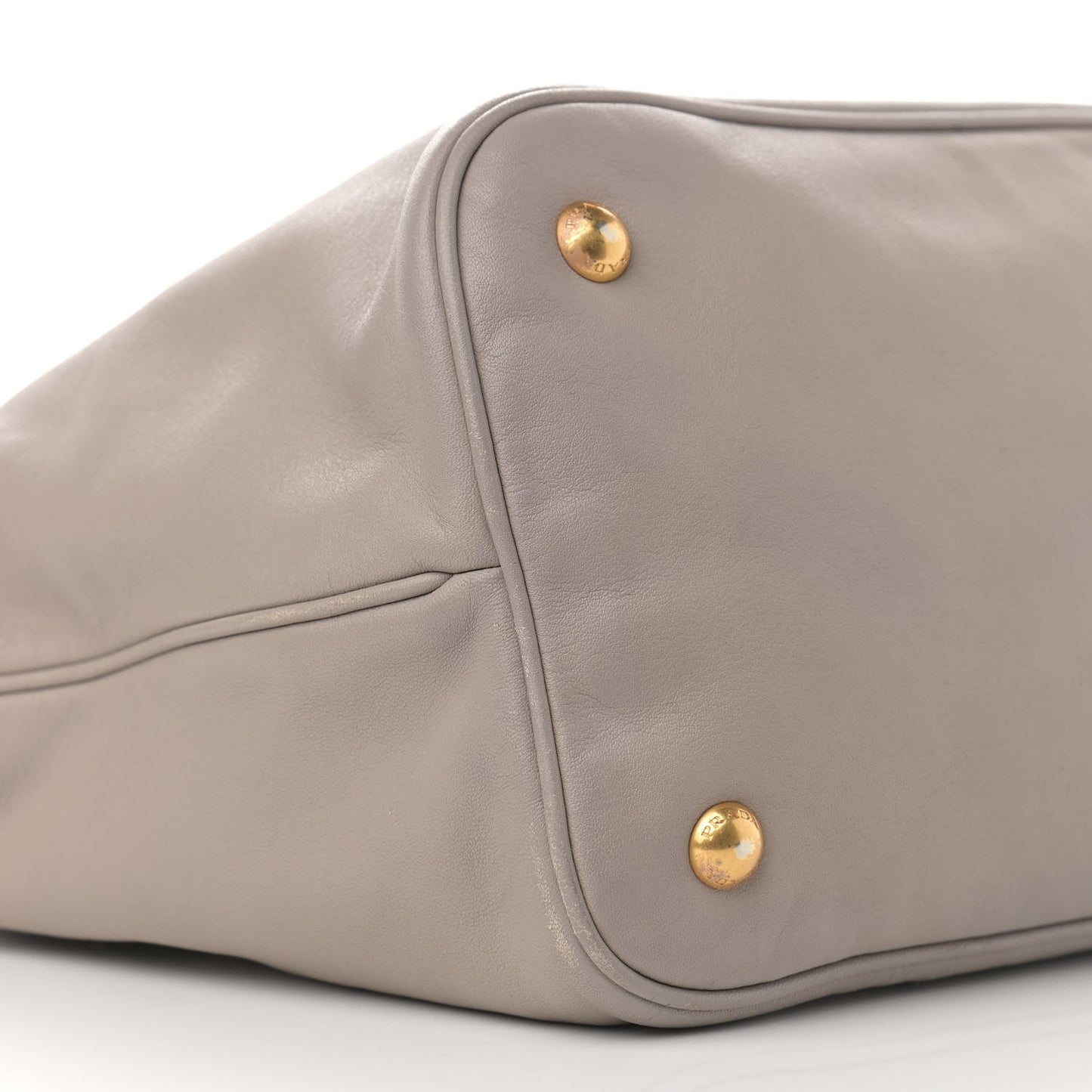 Soft Calf Shopping Tote Argilla