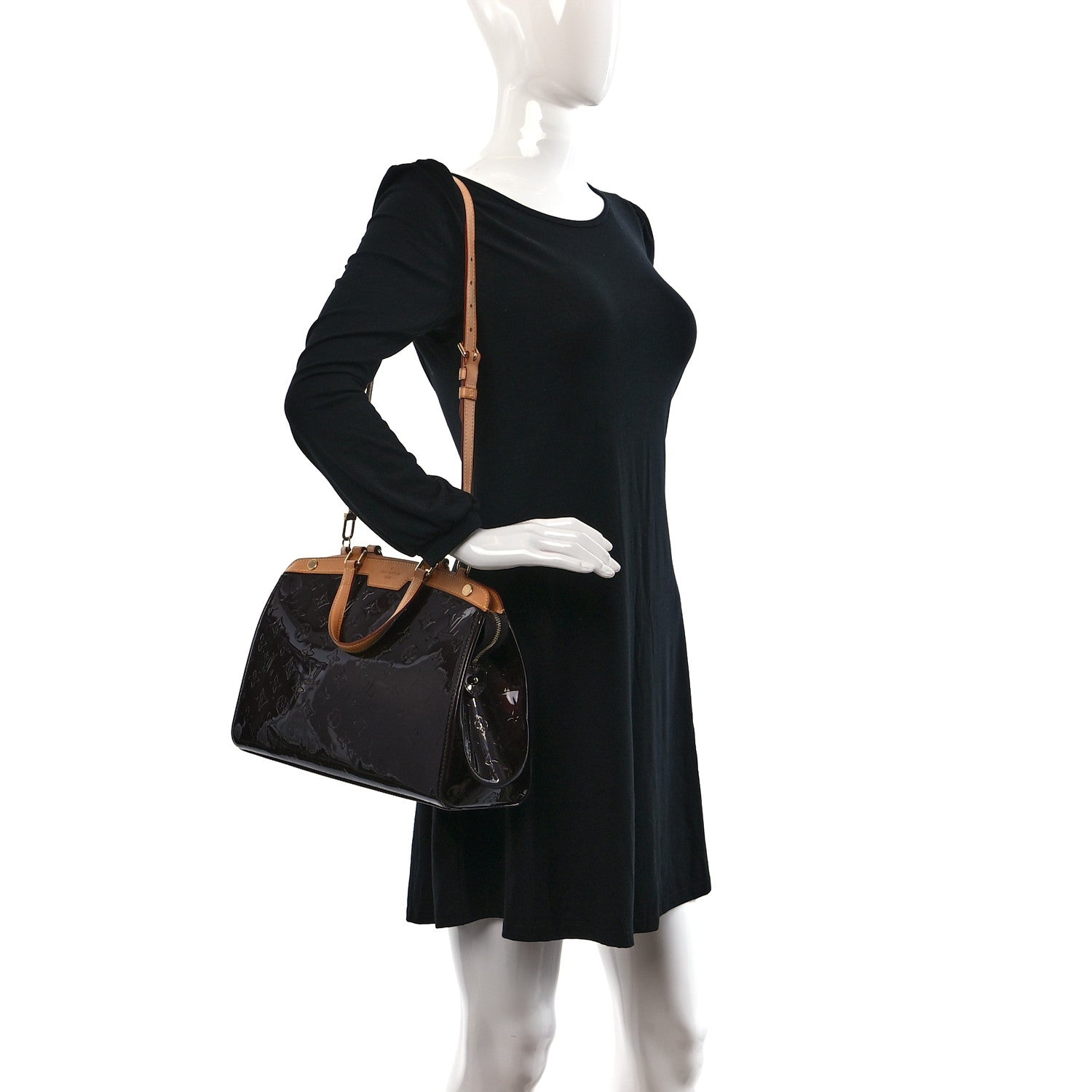 Louis Vuitton Vernis Brea MM Amarante 3 of 11