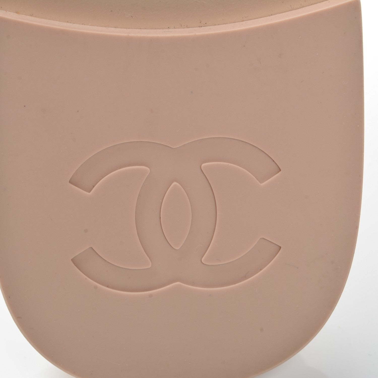 Chanel Patent Calfskin CC Slip On Mules 39 Beige 7 of 8