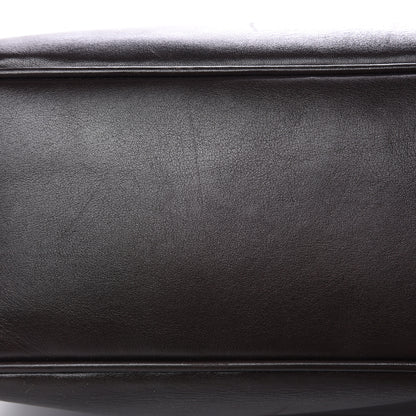 Chanel Lambskin Quilted Shopping Tote Dark Brown 10 of 15