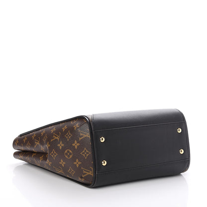 Louis Vuitton Calfskin Monogram Kimono Tote Black 4 of 6
