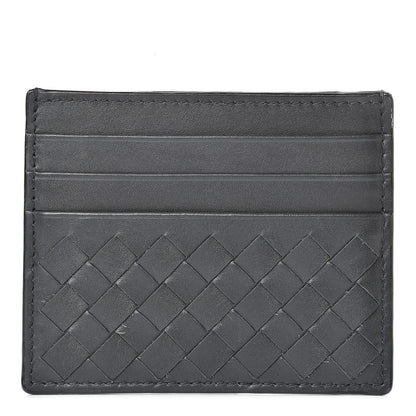 Bottega Veneta Nappa Intrecciato VN Card Case Ardoise 1 of 8