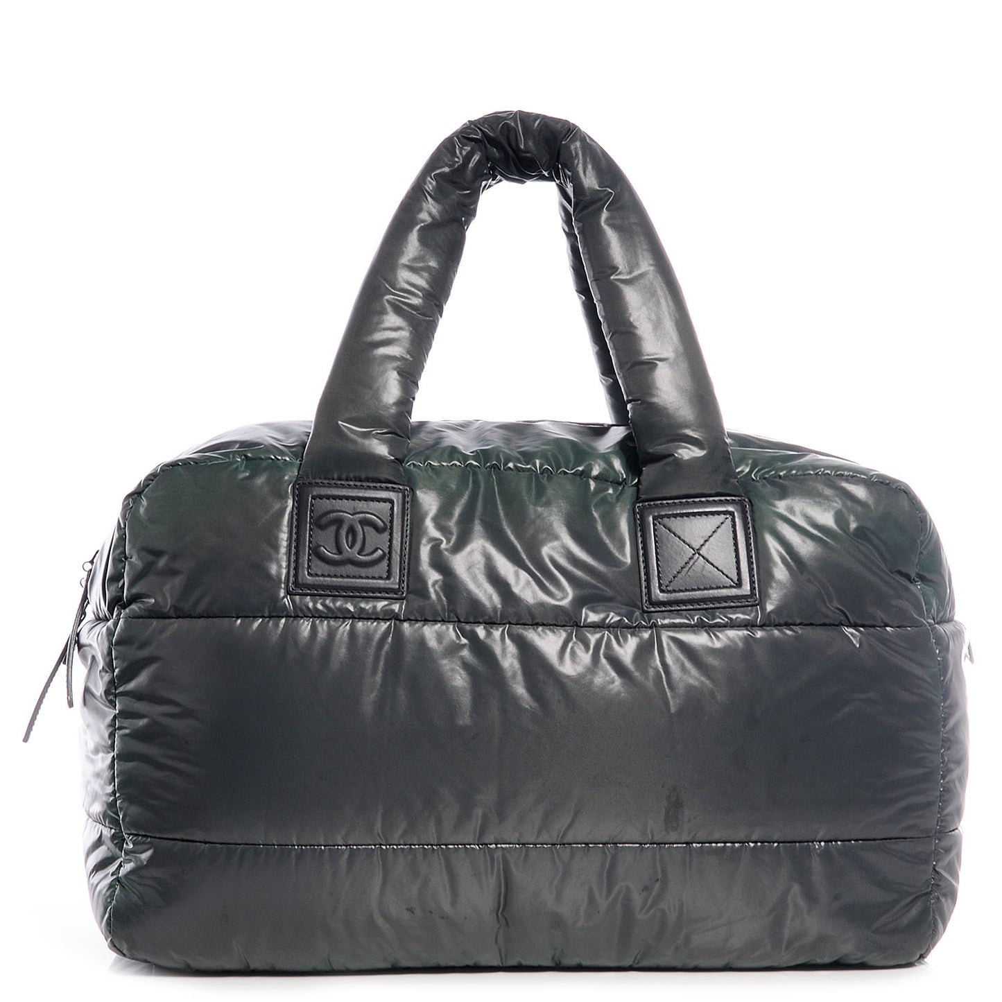 Nylon Coco Cocoon Medium Reversible Tote Grey