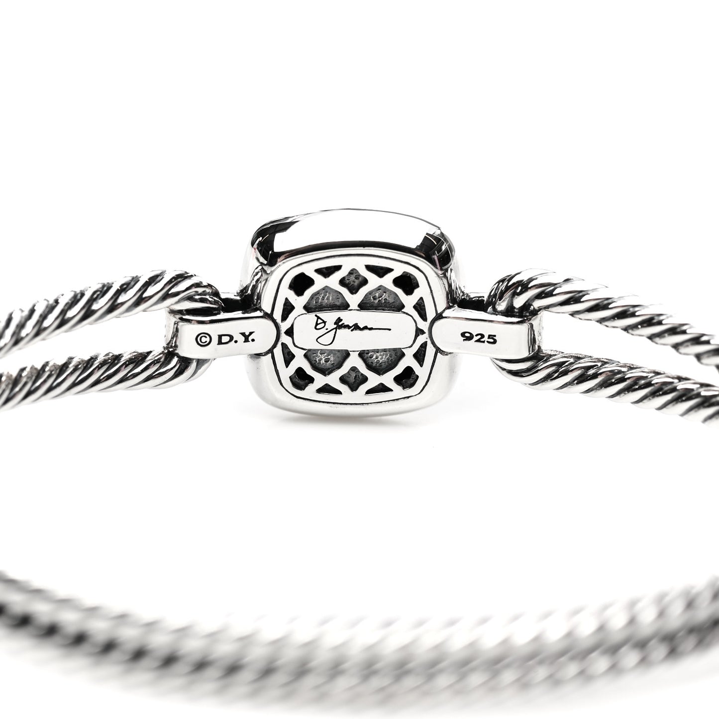 Sterling Silver Diamond Albion Cable Bracelet