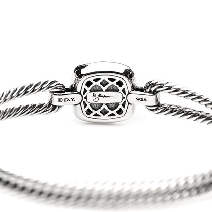 David Yurman Sterling Silver Diamond Albion Cable Bracelet 3 of 4