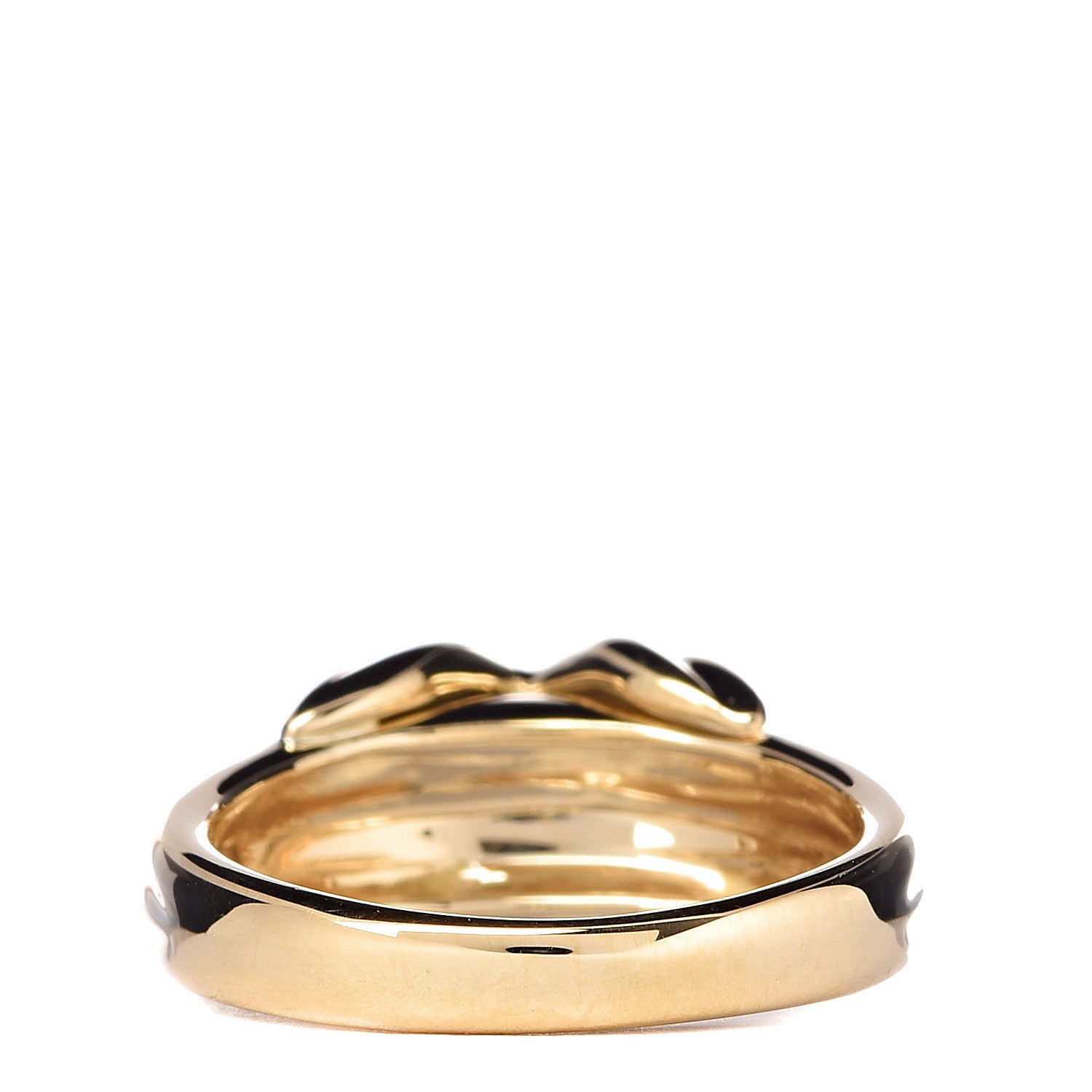 Tiffany 18K Yellow Gold Signature X Ring 48 4.5 4 of 5