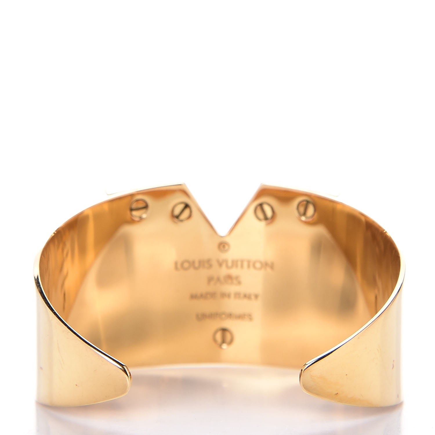 Louis Vuitton Essential V Cuff Gold 3 of 4