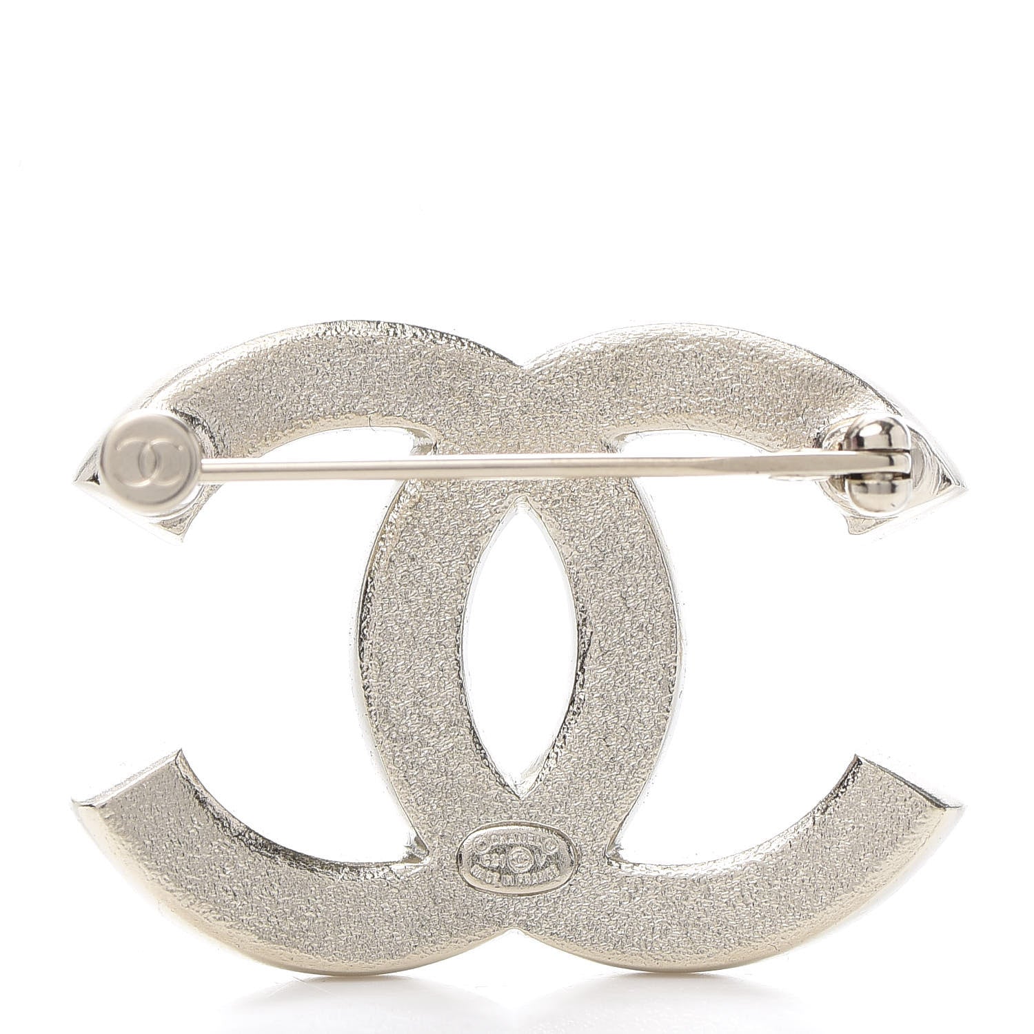 Chanel Crystal Palais Garnier CC Brooch Gold 3 of 5
