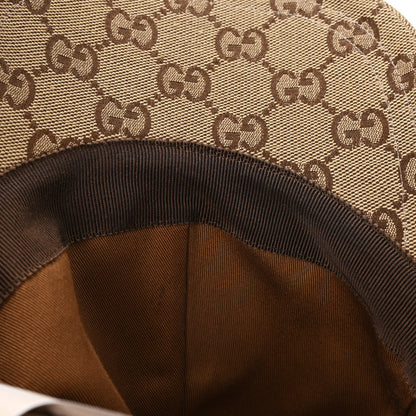 Gucci Monogram Textured Dollar Calfskin Zeno Baseball Hat XL Beige 10 of 10