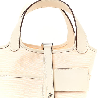 Hermes Toile Goeland Swift Cargo Picotin Lock 18 Nata 8 of 13