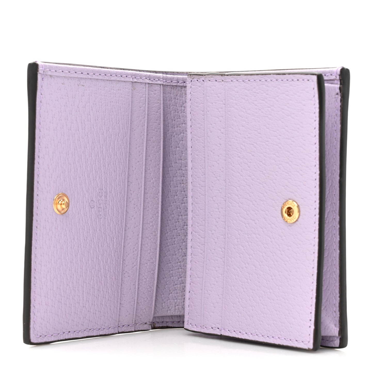Monogram Jumbo GG Textured Dollar Calfskin Ophidia Card Case Beige Lapis