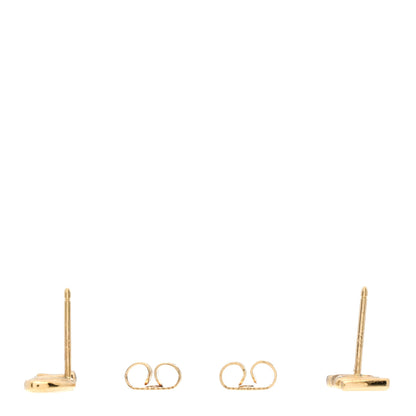 Tiffany 18K Yellow Gold Graffiti Oui Non Earrings 3 of 4