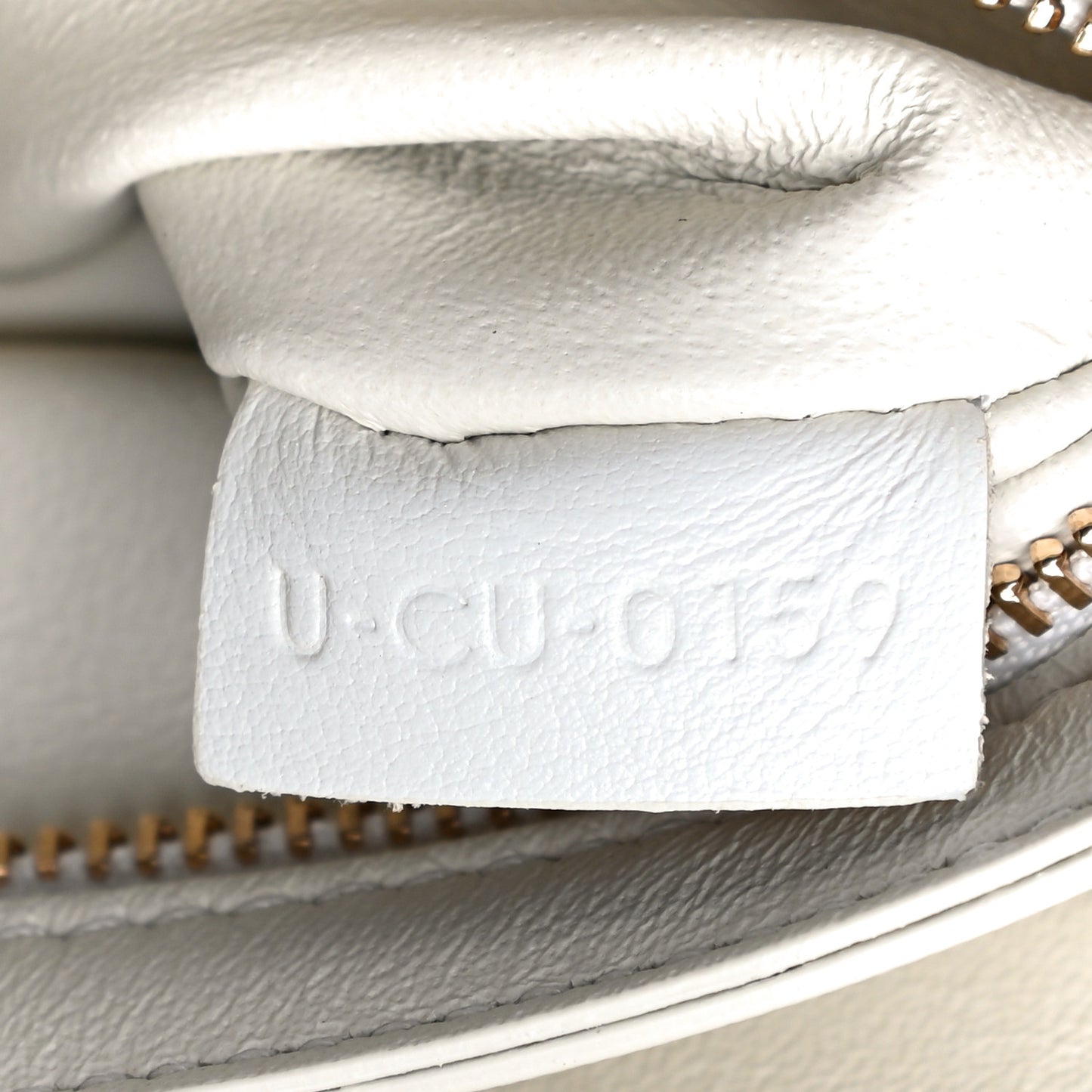 Calfskin Quilted Medium C Bag White