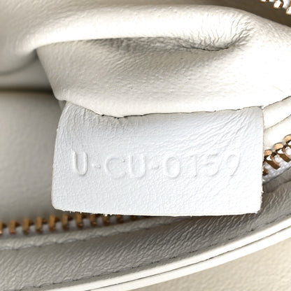 Celine Calfskin Quilted Medium C Bag White 11 of 14