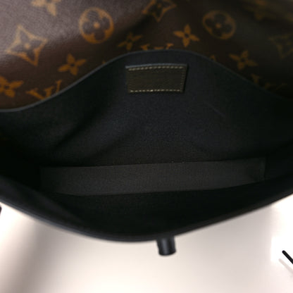 Louis Vuitton Taiga Monogram Pochette Voyage Steamer Khaki Green 4 of 6