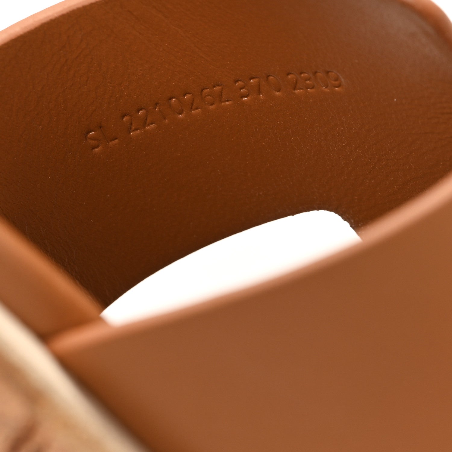 Hermes Calfskin Cork Eze 30 Sandals 37 Gold 9 of 10