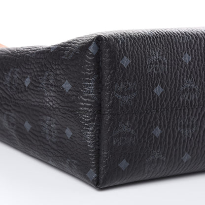 MCM Visetos Medium Anya Shopper Tote Black 7 of 8