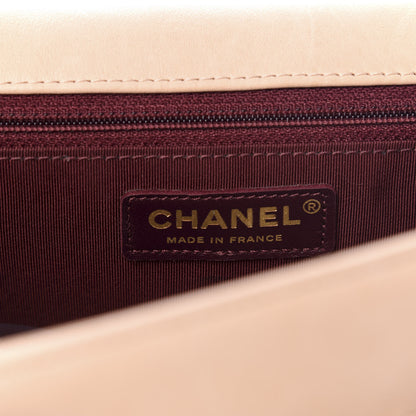 Chanel Calfskin Stitched Small Paris in Rome Messenger Beige 5 of 8