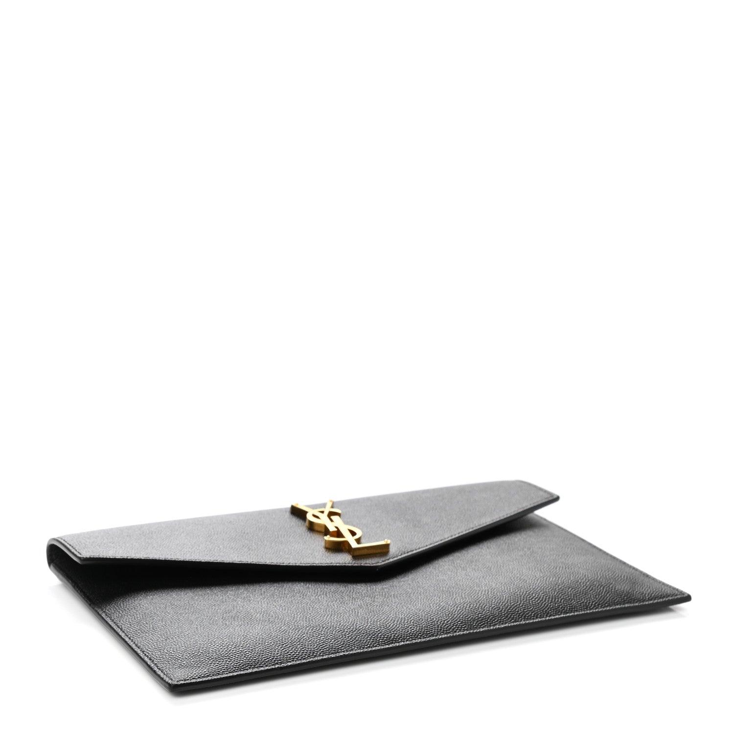 Saint Laurent Grain De Poudre Uptown Pouch Black 4 of 9