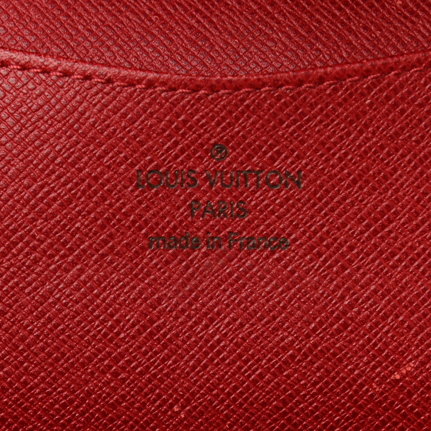 Louis Vuitton Monogram Josephine Wallet Red 6 of 9