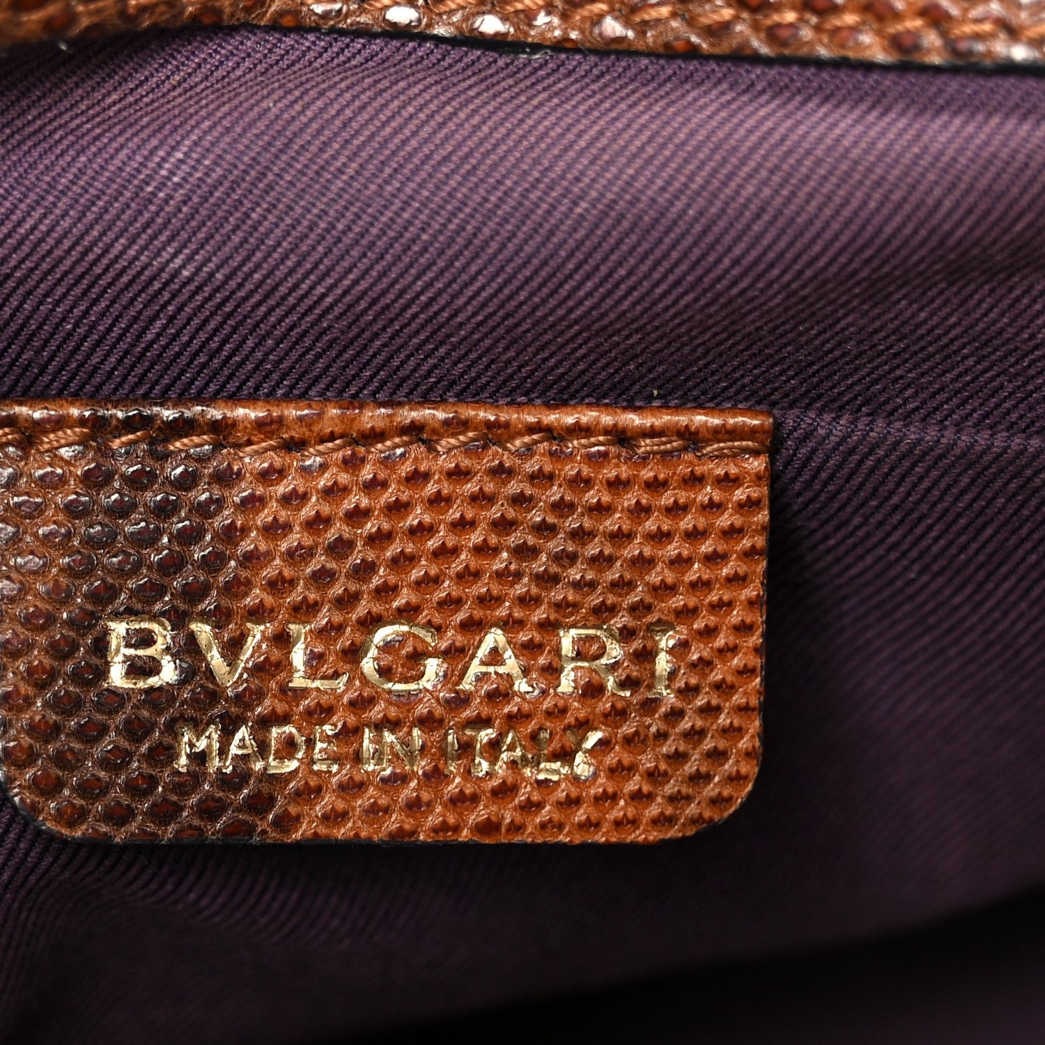 Bulgari Karung Serpenti Forever Medium Shoulder Bag Brown 6 of 11