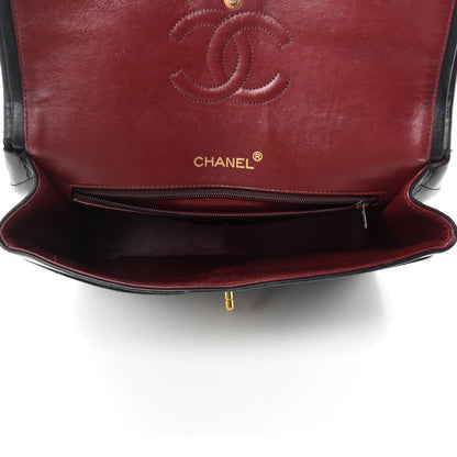 Chanel Lambskin Quilted Medium Double Flap Black 5 of 14