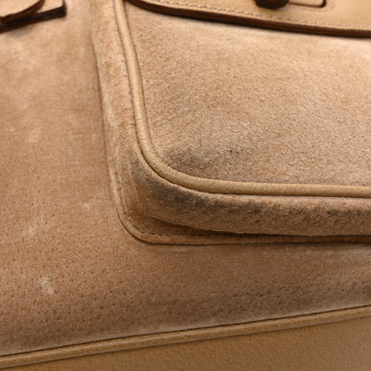 Gucci Suede Bamboo Backpack Beige 11 of 15