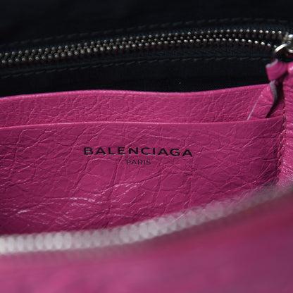 Balenciaga Agneau Arena Classic Silver Hardware XS Reporter Crossbody Rose Flamingo 5 of 11