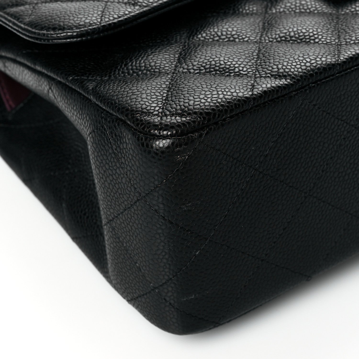 Chanel Caviar Quilted Jumbo Double Flap Black 9 of 10