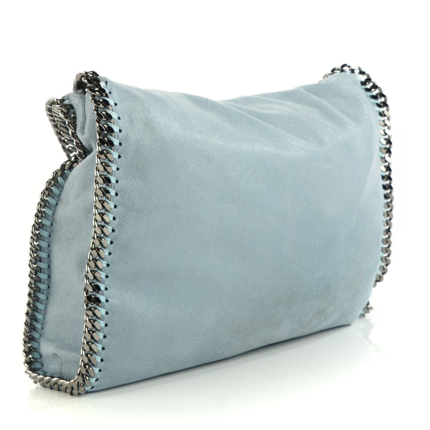 Shaggy Deer Small Falabella Tote Ice Blue