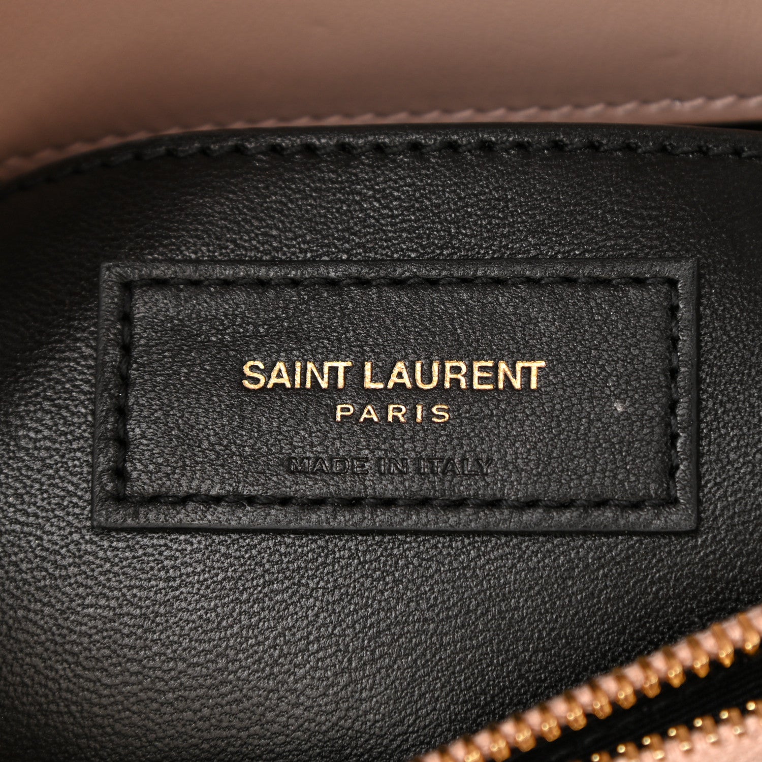Saint Laurent Calfskin Suede Matelasse Chevron Medium Monogram College Bag Rose Poudre 7 of 13
